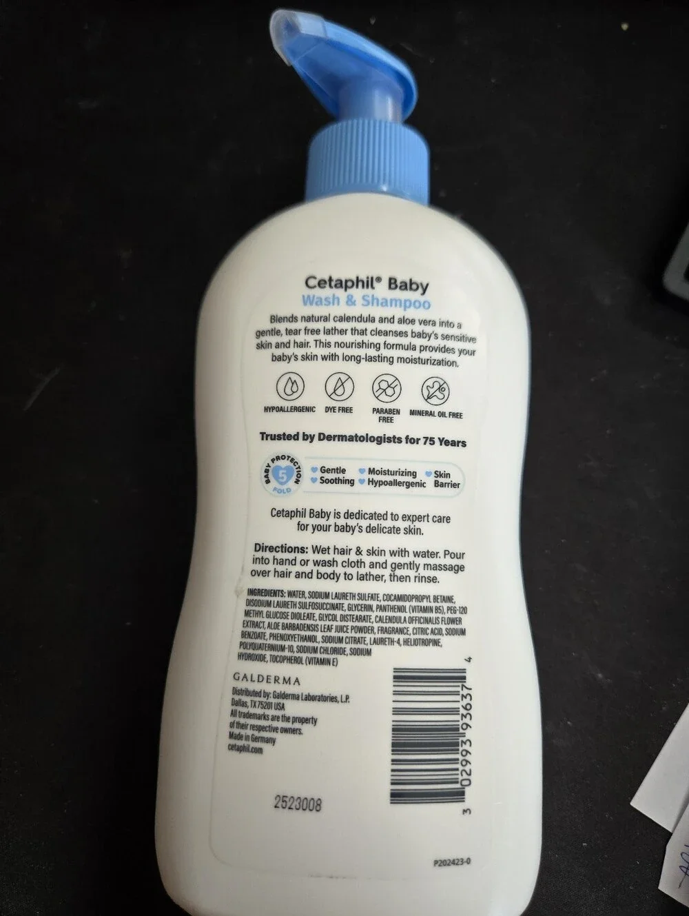 Cetaphil Baby Wash & Shampoo - Blue
